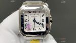 AF Factory Cartier Santos 35mm 9015 Movement Lady White Face Square Watch